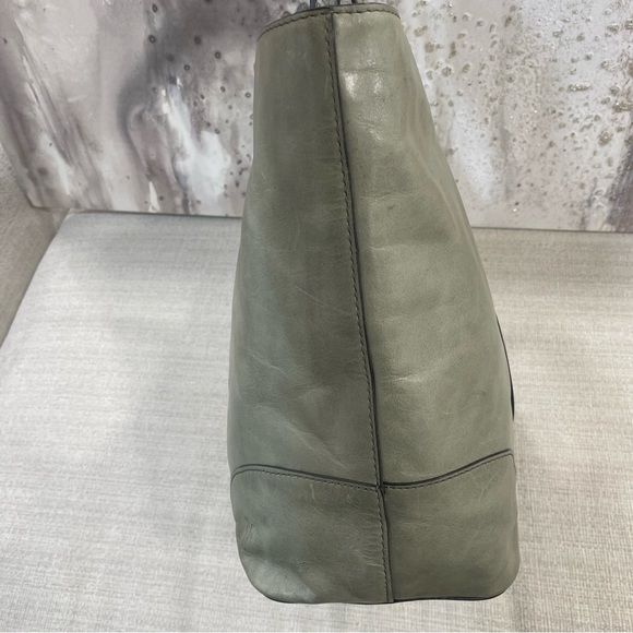 💚🩶Frye Melissa Shopper Bag Tote Carryall Shoulder Bag -FERN- $358 - Picture 5 of 15